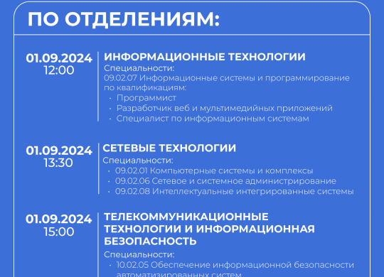 пробный день даты